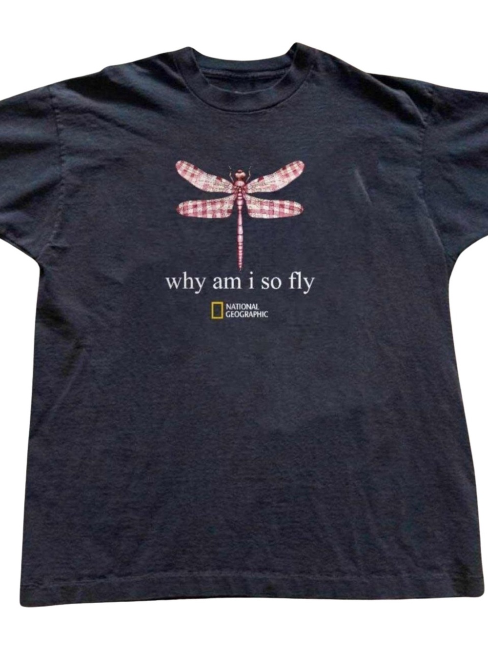 Gildan National Geographic Dragonfly Graphic Tee Casual Style